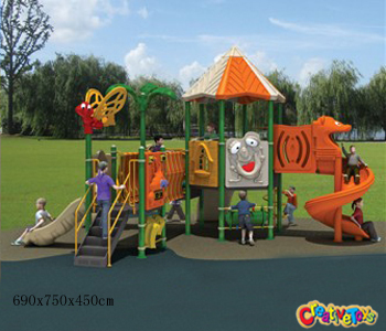 Children outdoor plastic slide