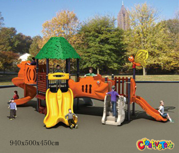 Children outdoor slide playground