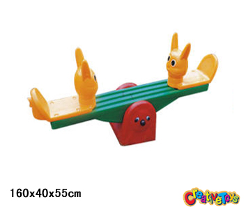 Kids plastic seesaw