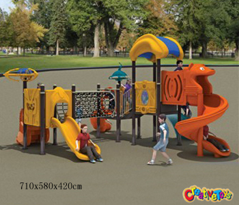 Outdoor plastic playground