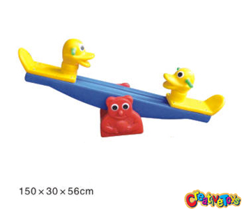 Plastic seesaw