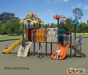 Plastic outdoor play sets